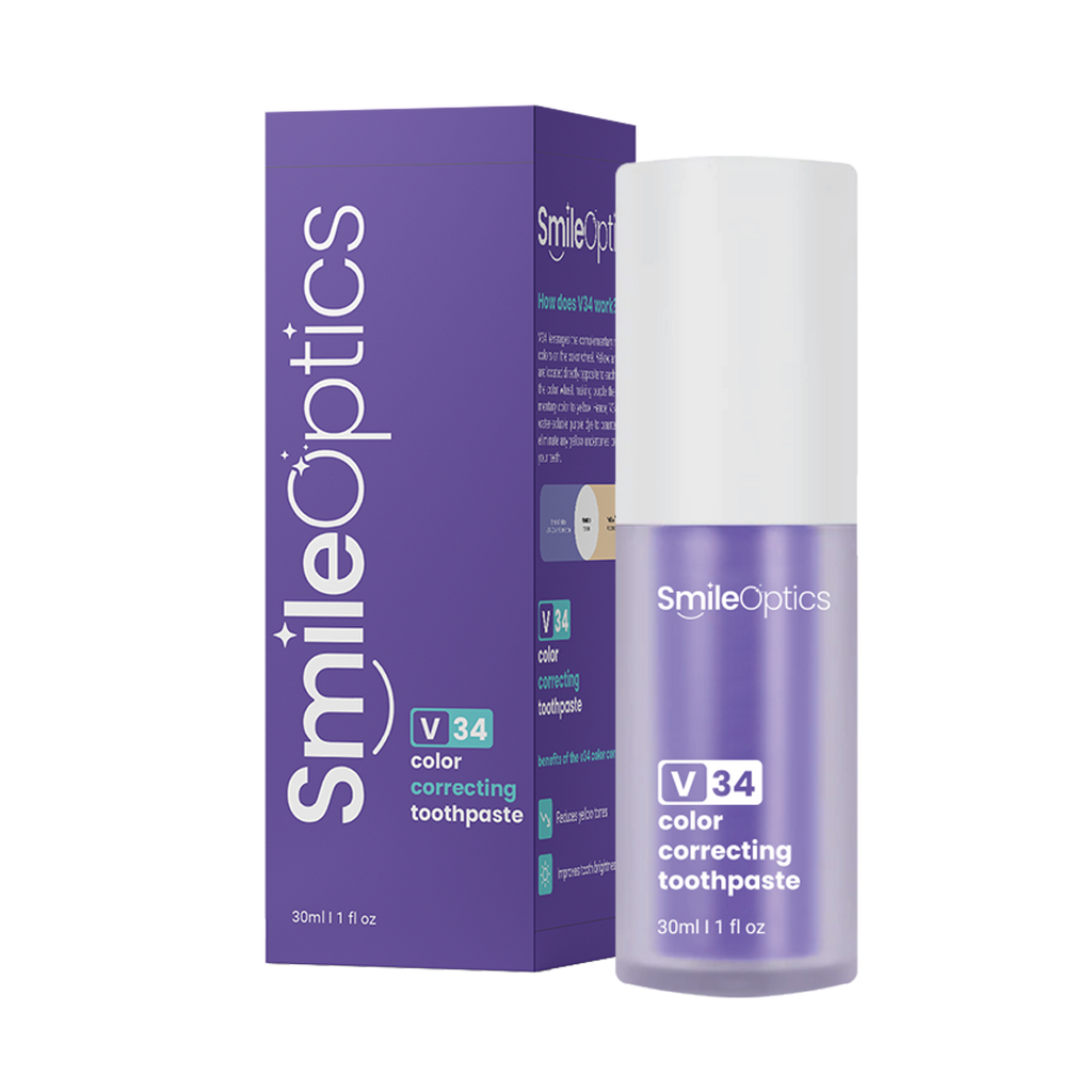 SMILE OPTICS v34 Purple Color Correcting Toothpaste